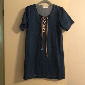 Denim dress
